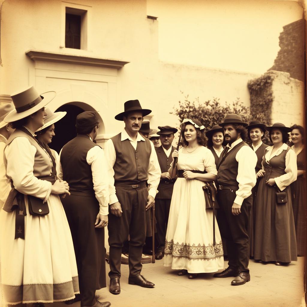 Annual gathering at Mission Dolores, San Francisco